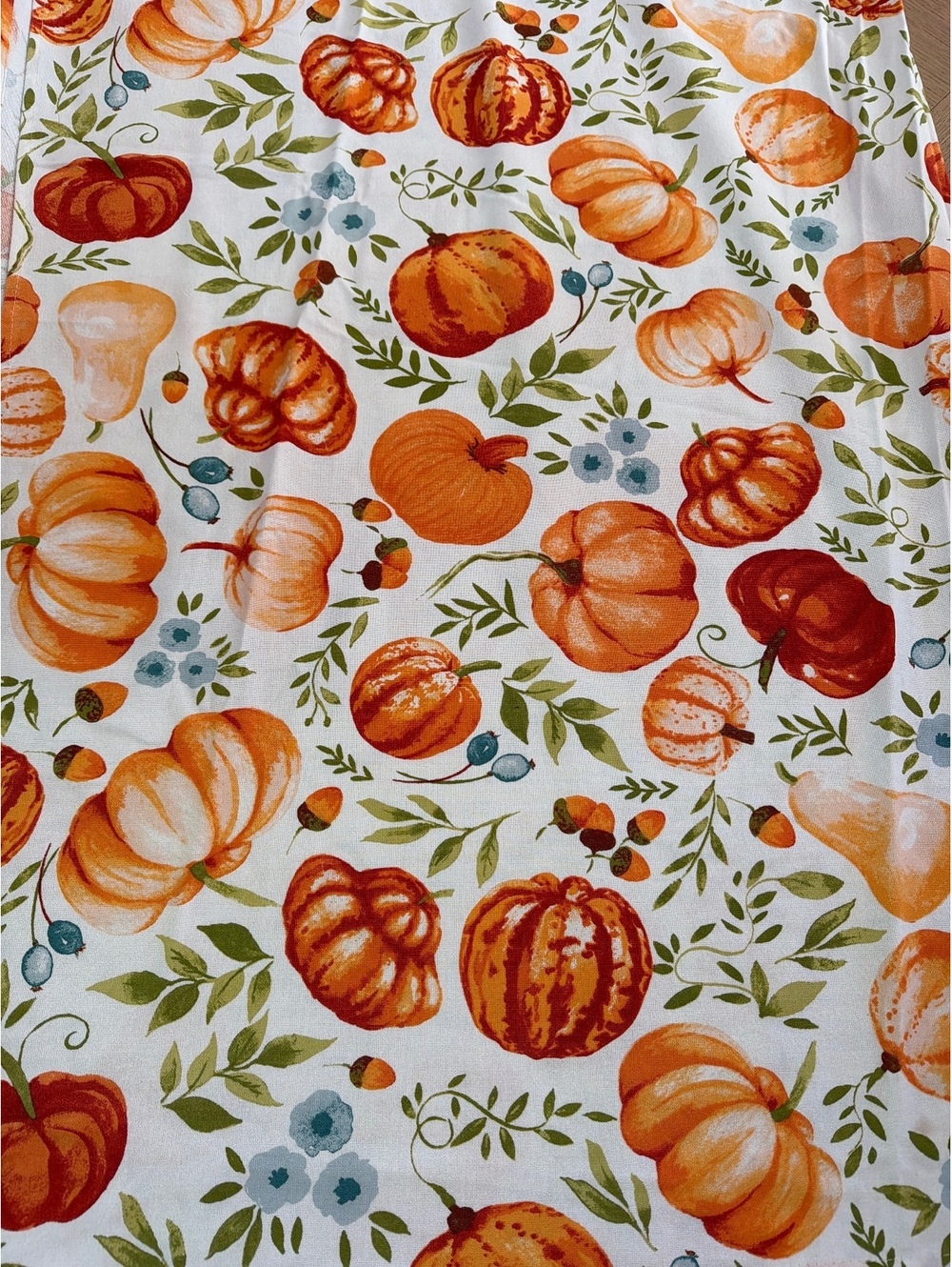 O live & Thyme Thanksgiving/Fall Rectangular Table Cloth, Like New